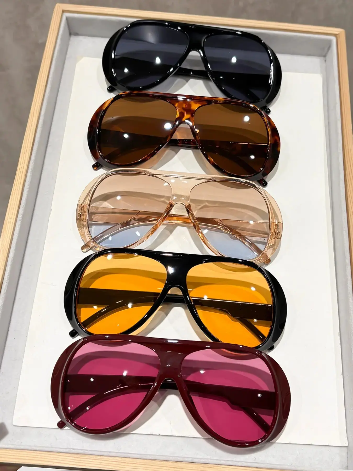 5 Pairs Y2K Street Style Sunglasses for Women, Trendy Plastic Eyewear, Perfect for Beach, Vacation, Driving, Night Out, Stylish Casual Accessories for Every Occasion, UV Protection tiktokshopbacktoschool