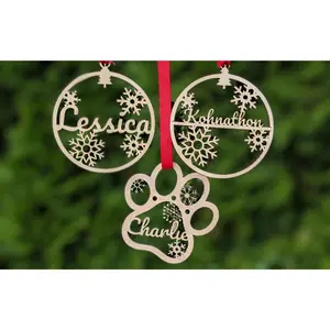 Personalized Christmas Ornament w/ Pet