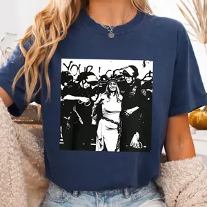 Arrest Statue Of Liberty No Kings Protest Shirt, Protest Liberty Costume Arrested Shirt