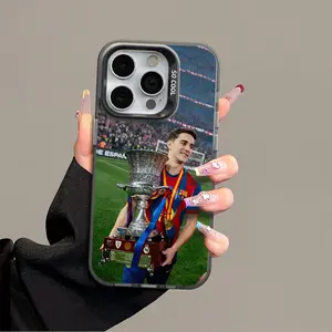 Gavi IPhone 17 Promax Phone Case Anti Drop Case Suitable For IPhone 16 15 14 13 12 11 Xs Plus Samsung S25 S24 S23 S22 Ultra FE Acrylic Protective Shockproof Rugged Case Football