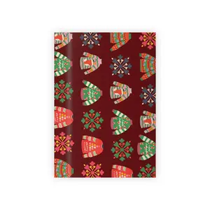 Ugly Sweater Wrapping Paper | Crypto Holiday Knit Gift Wrap by Mintcraft Studios
