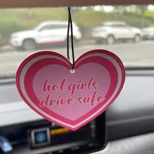 Gifts for Friend or Wife, Sustainable Freshness Car Air Freshener, Aromatherapy Scented Paper Pendant, For Rearview Mirror and Ventilation Ports