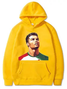 Portugal National Team Cristiano Ronaldo Hoodie Sweatshirt, Fashion Cr7 Graphic Design, Perfect for Football Fans & Casual Wear