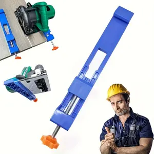 1pcs Adjustable Cutting Machine Base Guide, Skateplate Circular Saw Guide Attachment, Portable Rip Cut Circular Saw Guide, Woodworking Tools for Circular Saw