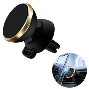 Car air vent phone holder, clip-on for quick installation and one-second fixation, strong magnetic adsorption, compatible with phone cases, high temperature resistant and anti-aging, suitable for both large and small screens, universal for home and car us