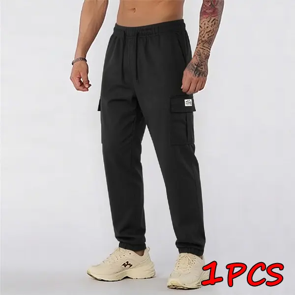 3PCS Men’s Jogging Pants, Lightweight Breathable Multi-Pocket Cargo Long Pants, Elastic Waist Drawstring Loose Fit, Suitable for Sports and Everyday Wear 3PCS Men’s Jogging Pants, Lightweight Breathable Multi-Pocket Cargo Long Pants, Elastic Waist Drawstring Loose Fit, Suitable for Sports and Everyday Wear