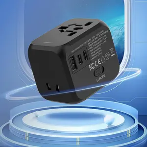 Multi-functional Charging Adapter Plug, Universal Travel Adapter, Suitable for 224+ Countries, Including the United States, United Kingdom, European Union, Australia