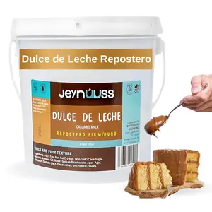 Dulce de Leche Repostero (11 lb) Jeynuuss – Heat Resistant & Bakeable Caramel Milk Sauce – Professional Pastry Filling and Cake Topping - Confectioner's Thicker Milk Confiture for Bakeries.