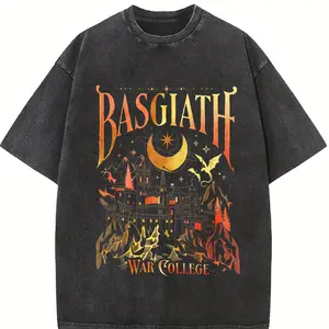 Basgiath War College 2 Sided Shirt, Dragon Rider TShirt, Fourth Wing Riders Quadrant, Trendy Book Merch,Bookish Gifts