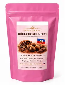 BOUL CHOKOLA AYISYEN Plant Based  Gluten Free Chocolate Pudding Snack Bowl
