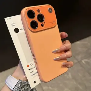 Liquid Silicone Soft Phone Case With Lens Fragrance Protection For iPhone 17 16 15 14 Plus 13 12 Pro Max Plain Shockproof Cover Protective Cellphone