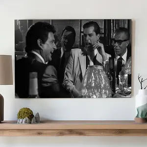 Goodfellas Poster Funny Wall Art Bar Cart Print Retro Movie Poster Gangster Poster Eco Friendly Materials Fade Resistant Waterproof UV Protected Vibrant Colors Home Decor Supplies