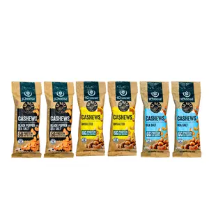 IChoose Go Nuts – Premium Cashews, High Protein Plant-Based Snack, 2 oz per Pack (6 Packs, Trio Mix)