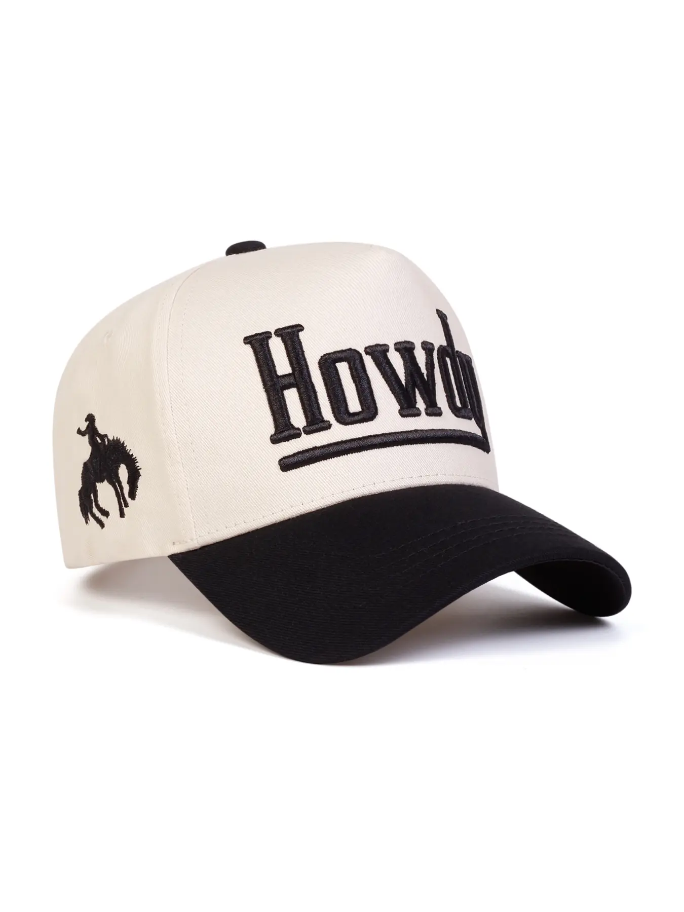 Unisex Howdy Embroidered Adjustable Baseball Cap, Outdoor Sun Protection Hat Cap for Spring, Premium Headwear, Adjustable Streetwear Hat, Casual Outfits Cap