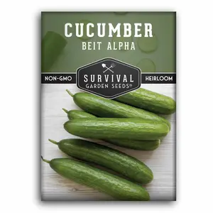 Beit Alpha Cucumber Seed - Grow large, burpless cucumbers