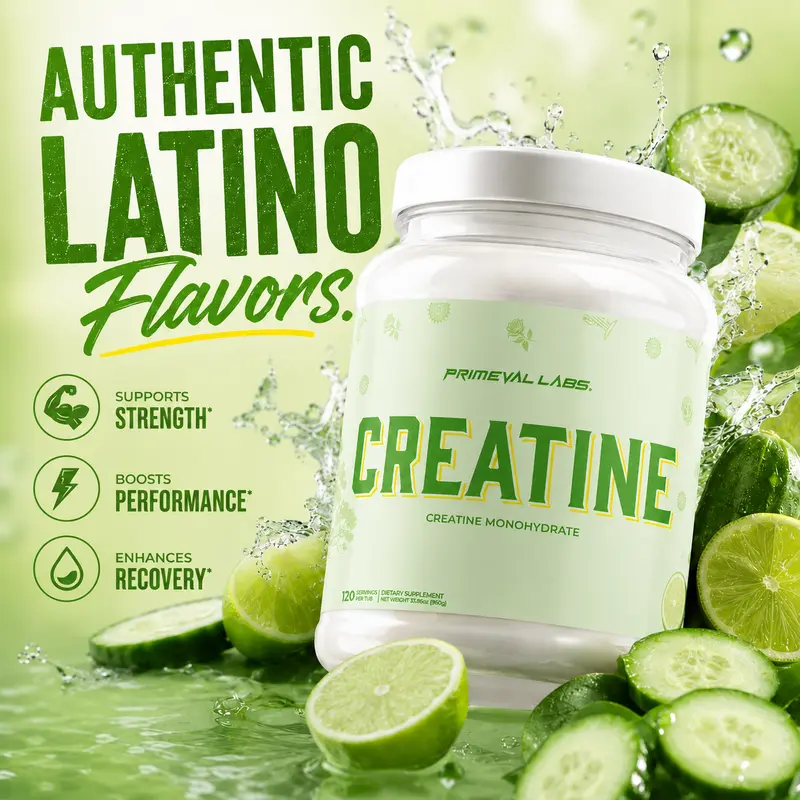 Creatine Monohydrate Powder - 120 Servings and Travel Sticks, Agua Fresca Flavors, Zero Sugar