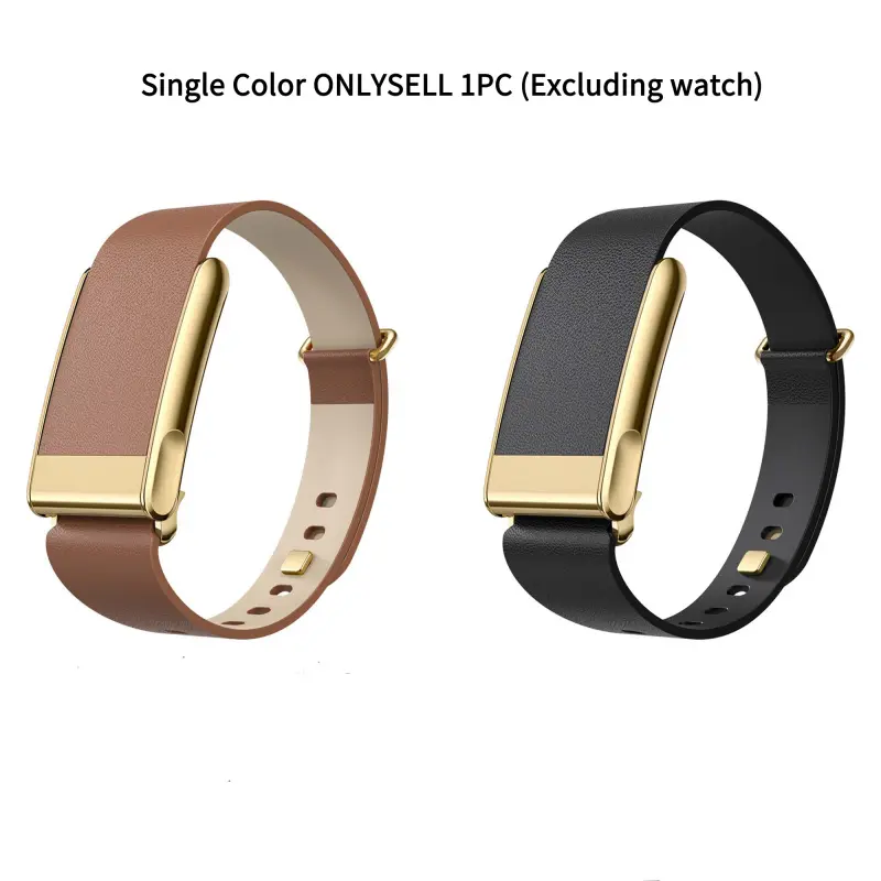 Adjustable Leather Sports Wrist Strap Durable Bracelet Band For Whoop 5.0 ECG Smart Watch Smartwatch Accessories
