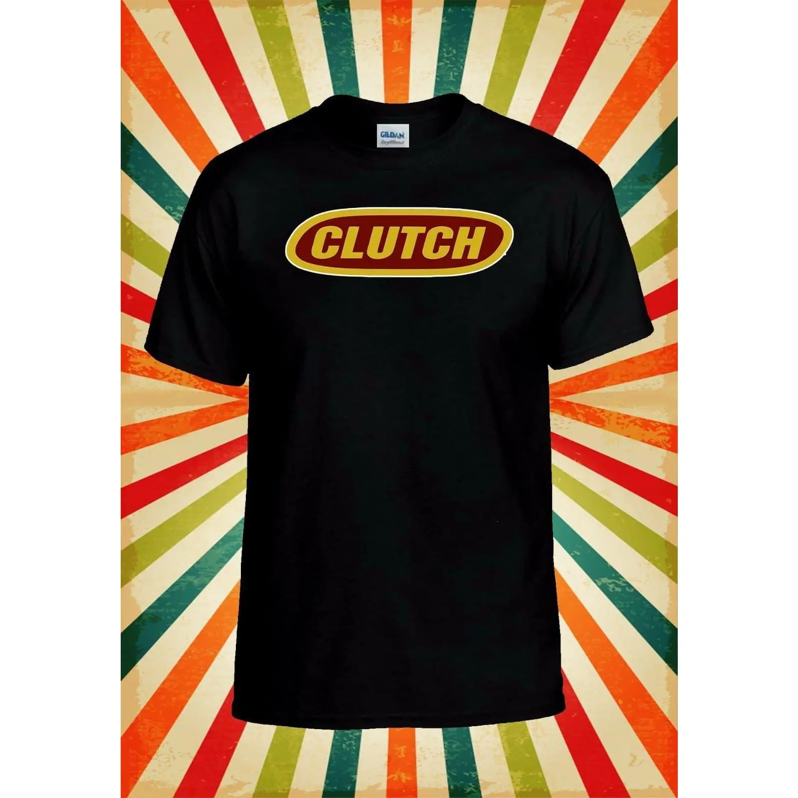 Clutch Classic Logo Stoner Rock Band Men Women Vest Tank Top Unisex T Shirt