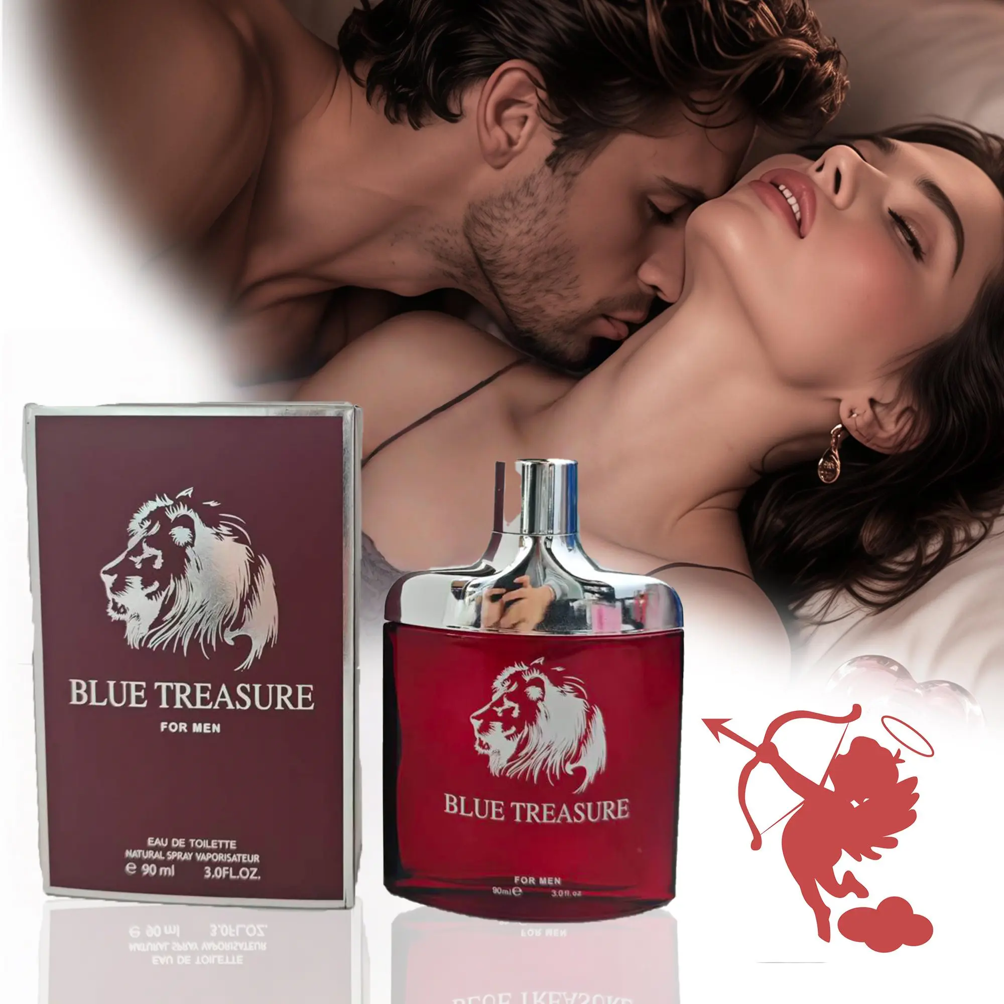 Men's Eau de Toilette Spray, Single Bottle, 90ml—Aquatic fragrance, long-lasting charm, perfect for dates and everyday use, a fragrance that boosts confidence, men's spray perfume, men's perfume, long-lasting perfume