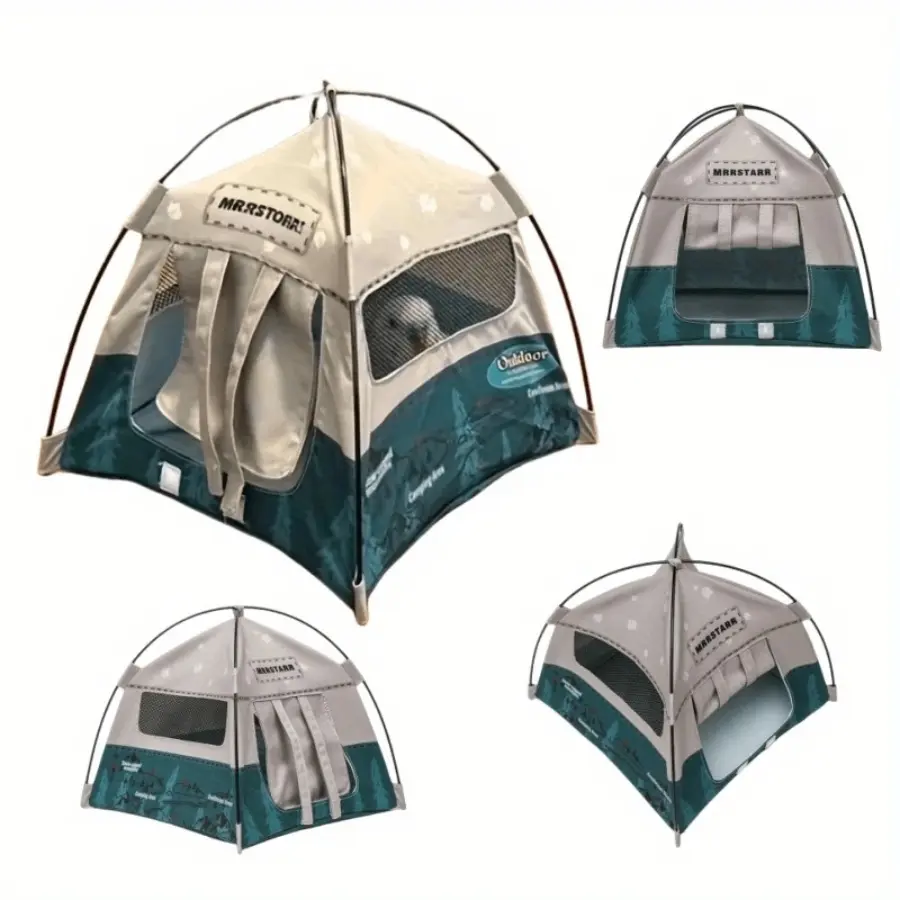 Mini House Handmade Model Camping Tent Set Perfect for Christmas Halloween Easter Decor Christmas Easter New Year Gift