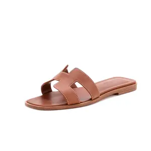 Pre-owned Hermes Women's Oran Sandals Leather by Rebag