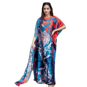 Luxury Silk print MUMU, or MOOMOO Dress Casual Wear Comfort Womenswear plus size boho casual black women outfit, African print, charismas gift for a black mom.  Summer Maxi. Daily Home confort. Holiday vacation wear long dress