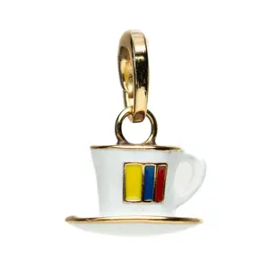 Colombia Coffee Cup Charm