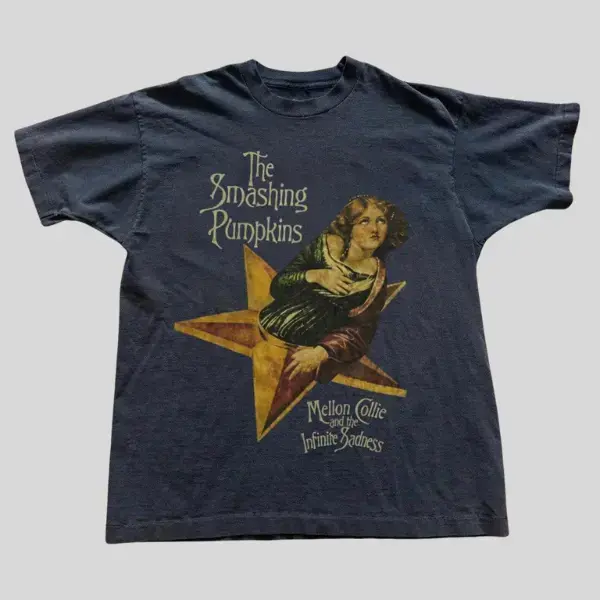 The Smashing Pumpkins Mellon Collie Graphic Tee, Vintage Rock Band Unisex T-Shirt