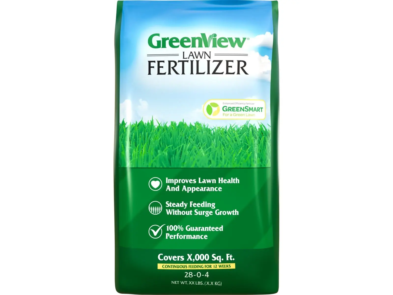 Greenview 2229918 Lawn Fertilizer - 28-0-4 - 15000 sq. ft.