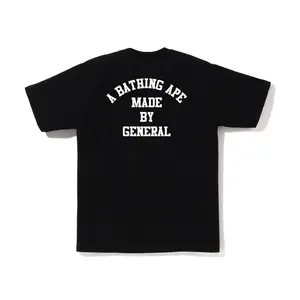 BAPE A Bathing Ape Lettered Tee Black