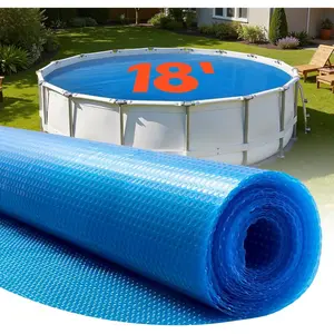 VEVOR Solar Pool Cover, 36x 16 ft Rectangle Pool Bubble Cover, 12 Mil Pools Solar Blanket with Bubble PE Material, Daytime Heat Absorption, Nighttime Heat Retention, Heat Retaining Solars CoversVEVOR Super Brand Day