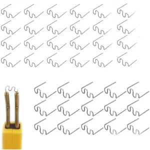 1000 Pieces Hot Staples  Rods Bumper Repair  Wire for Repair Machine Car Bumpers Dashboards Lamp Holders Plastics Rings Daily Plastics Supplies 0.8 0.6 mm torch high output gifts husbands welding accessories self igniter iron tip pc soldering reflow