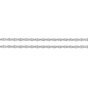 Sterling Silver 1.3mm Rope Chain - 5ft
