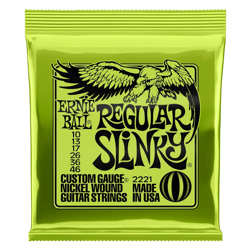 Ernie Ball 2221 Regular Slinky Nickel Wound Electric Guitar Strings
