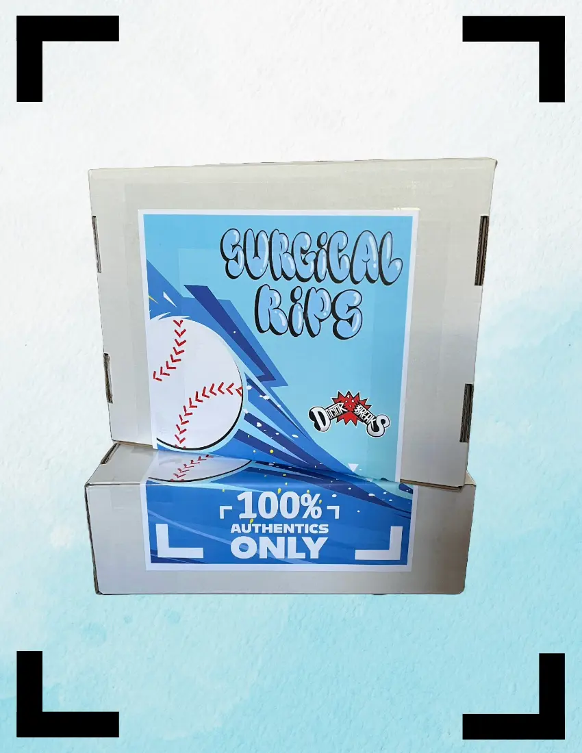 1 Surgical Rips Baseball Pack Card & 1 Autographed Jersey