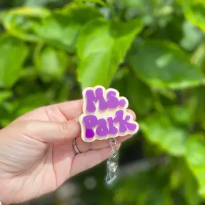 personalized badge reel