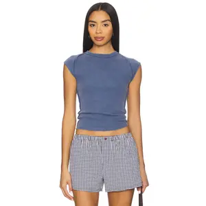 Free People x We The Free Ever Had Tee In Vintage Indigo