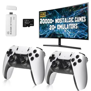 [Flash Sale]Coolnut 20,000+ Retro Game Stick , Retro Game Console, Revisit Classic Games Stick , Retro Play Plug and Play Video Games Stick 26 Emulators, 4K HDMI Output, Premium Competitive Dual Controllers Wireless Retro revisit classic