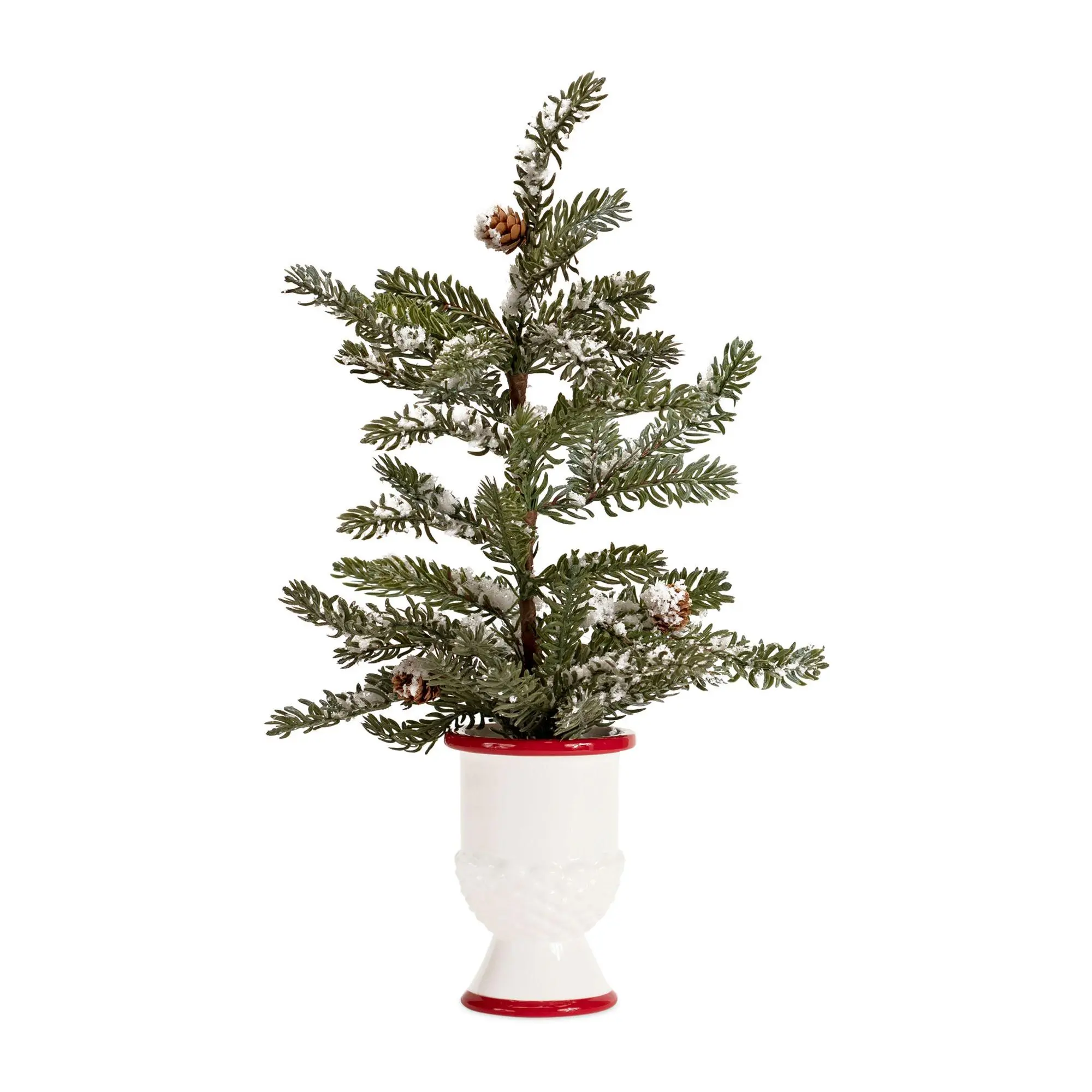 Melrose Mini Pine Tree with Ceramic Pot (Set of2)