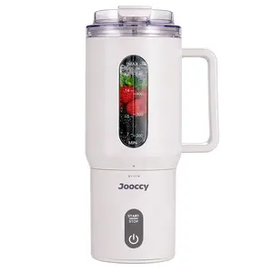 Jooccy Portable Blender, Cordless Personal Blender for Smoothies & Shakes, 18oz,USB Rechargeable, Auto Reverse for Smoothies Ice Crushing Blades, Detachable Cup for Easy Carrying, BPA-Free – Morning Smoothies & Healthy Drinks, Gym & On-the-Go
