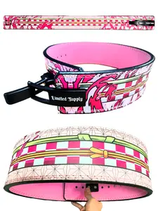 Anime Lever Belt - Pink Nezuko for Women