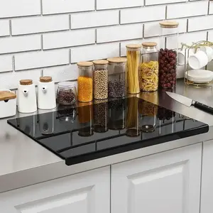 Kitchen Black Acrylic Chopping Board Non-slip