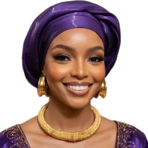 Lady's Nana's Luxury Liquid Organza Turbans - Lightweight, Elegant Design Lined with Duchess Silk, Casual Fashionable Scarf & Soft Warm Shawl for Stylish Headwear