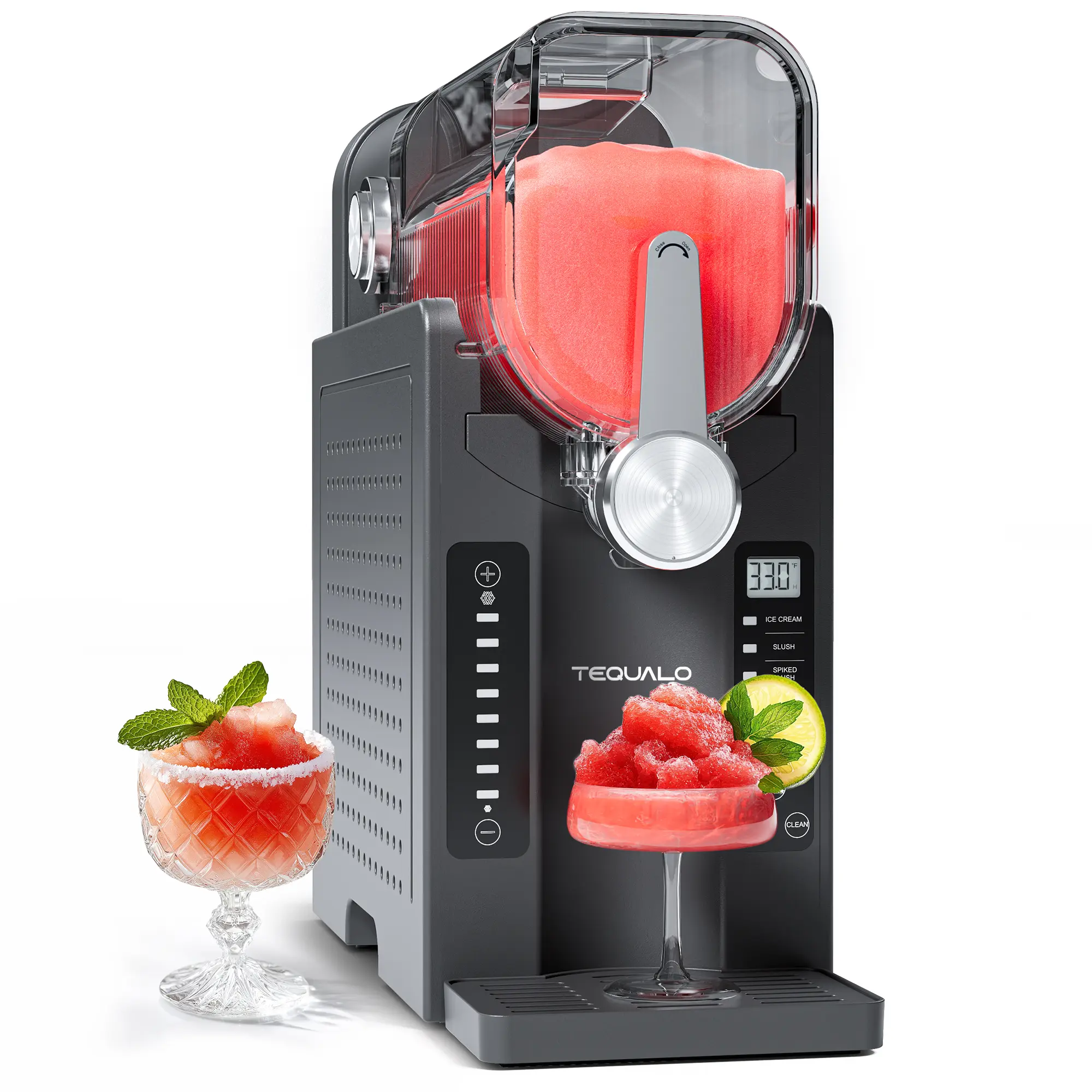 AD03 Professional Slushie Machine, 6 Preset Programs, 54 Ounces Smoothie Maker with Self-Cleaning Function, LED Display, Ice-Free Slush Maker for Milkshakes, Smoothies, Margaritas, Frappes and More#TikTokShopBlackFriday, Blenders, Kitchen Appliances