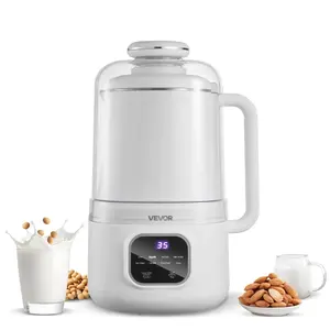 【DealsForYouDays】VEVOR 8-in-1 Nut Milk Maker,  , 34 oz Soy Milk Maker with 200W Blending, for Homemade Oat, Nut, Soy, Juice, Milkshake, Rice Cereal, Plant-Based Beverages with Self-Cleaning, Boil Water, 12-Hour Delay, Almond Milk Maker, Blender Machine