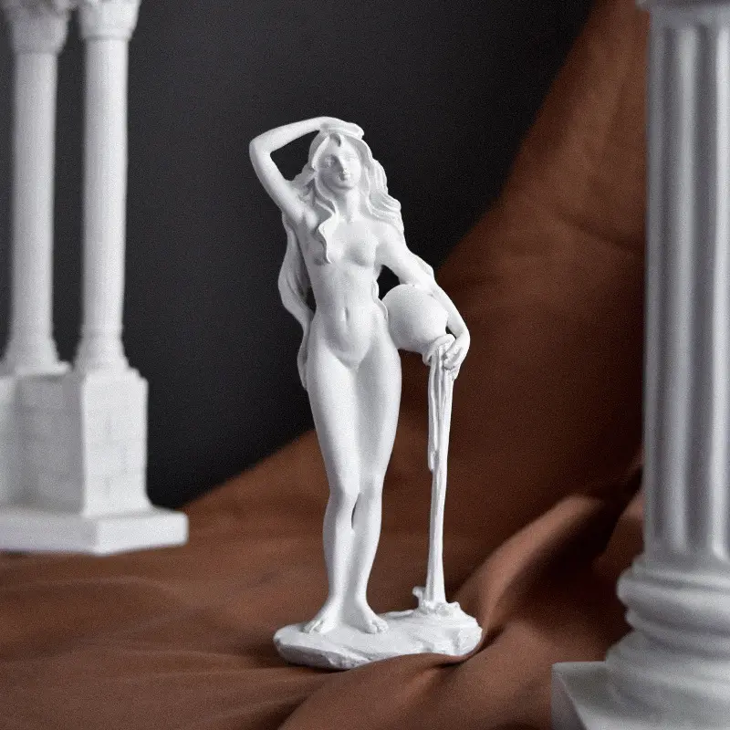 Nordic Venus Goddess Statue Decoration Items Vintage Decor Home Entrance Art Room Sketch Resin Craft Ornament Figurines Decor, Home Decor Sculptures Decorative Home Ornament