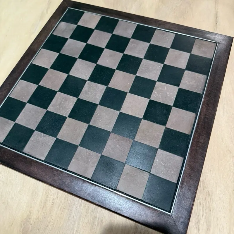 Chess Board - Premium Black Diabase, Tunnel Hornfels, Maple, Aluminum