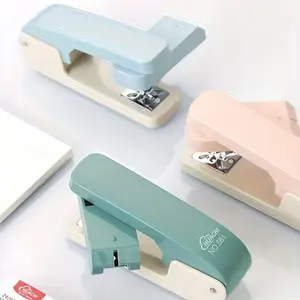 360° Rotating Desktop Stapler, Manual Operation, 25-Sheet Capacity, Durable Metal Construction, Ergonomic Design for Office and Home Use