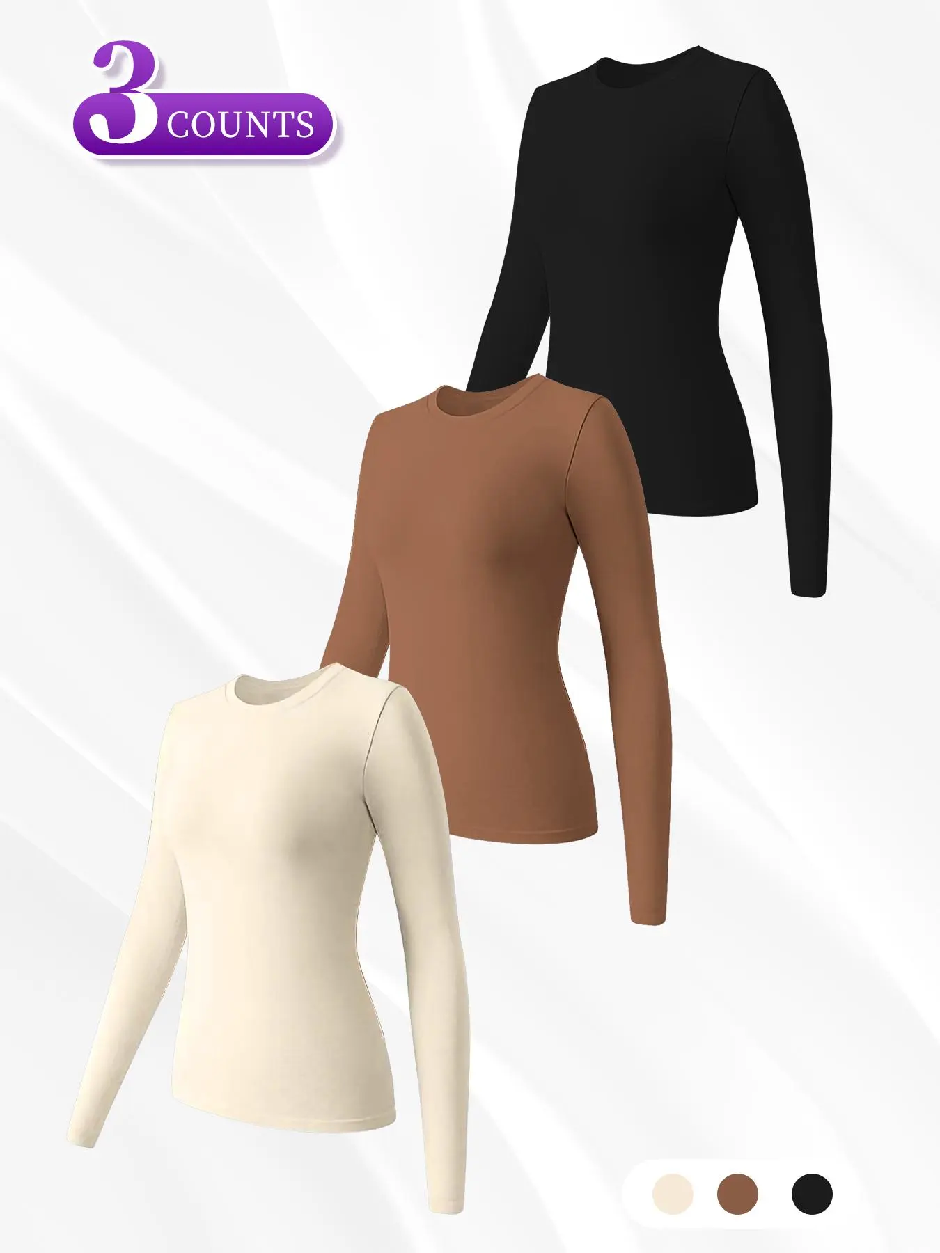 Women's Seamless Long Sleeve Yoga Top, Breathable Tight-Fit Sports Shirt, Comfortable Gym Vest for All Seasons, Athletic Top, Gym Tops, Qfen Sport, Workout Clothes