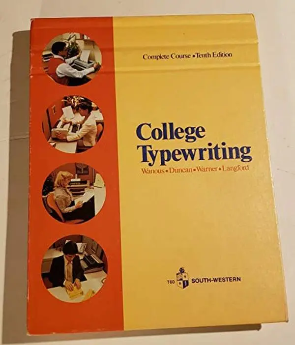 USED Book - College typewriting: Complete course by unknown (Hardcover) - english